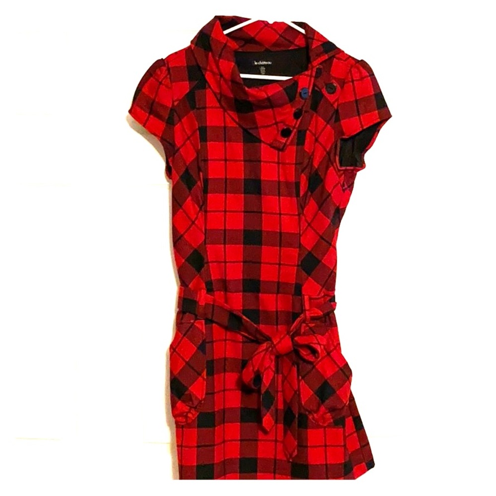 Le Chateau Plaid Dress - Size M